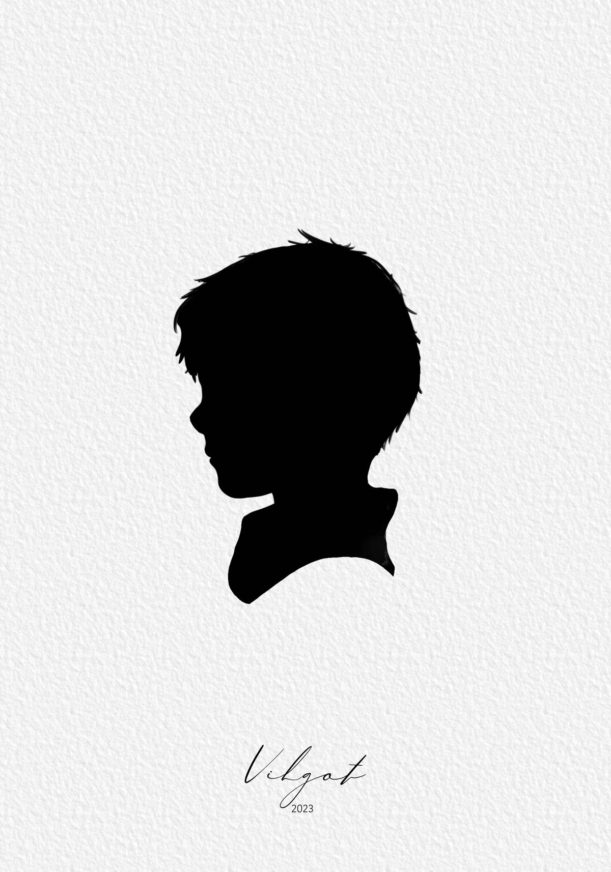 Silhouettenporträt