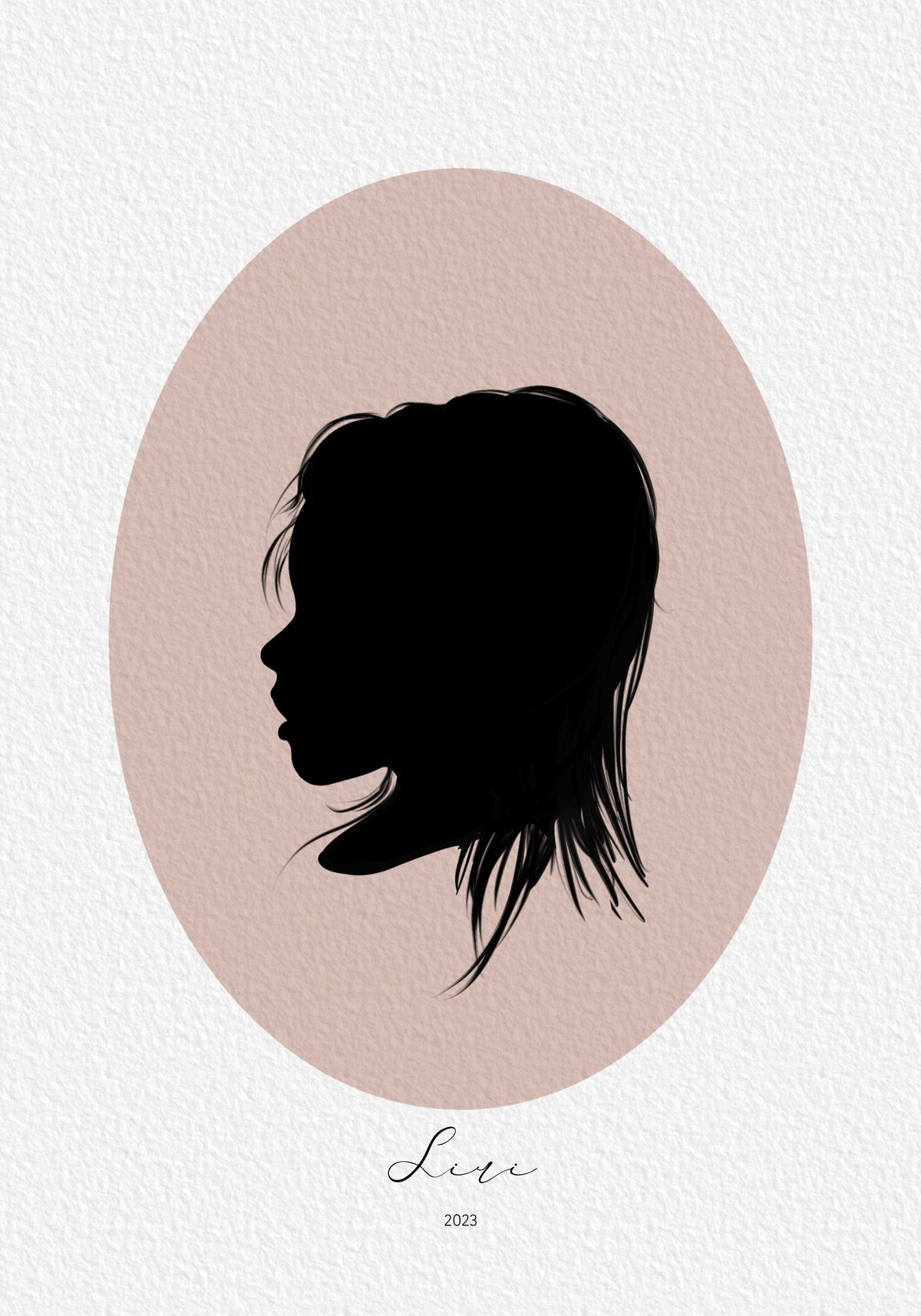 Silhouettenporträt