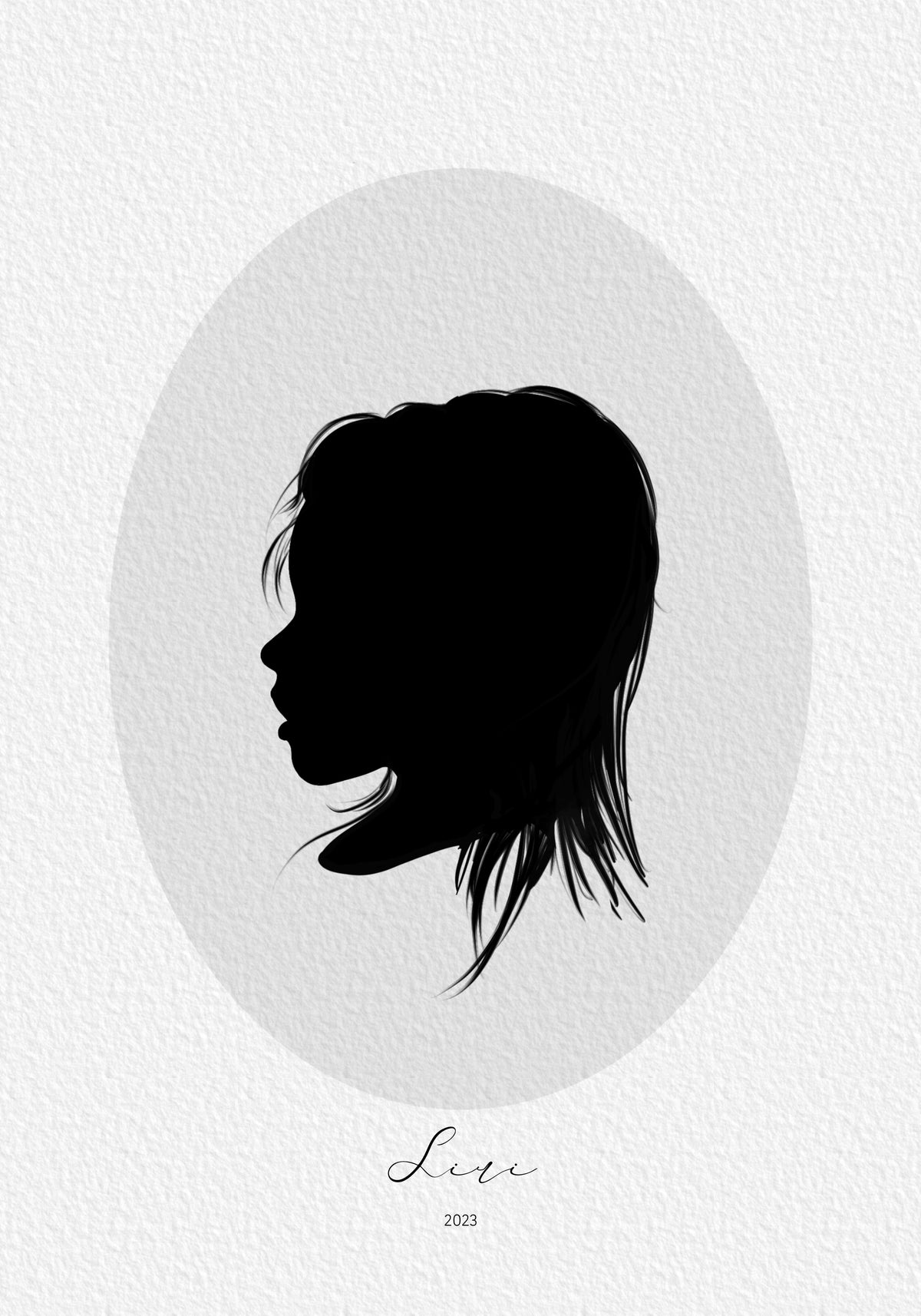 Silhouettenporträt