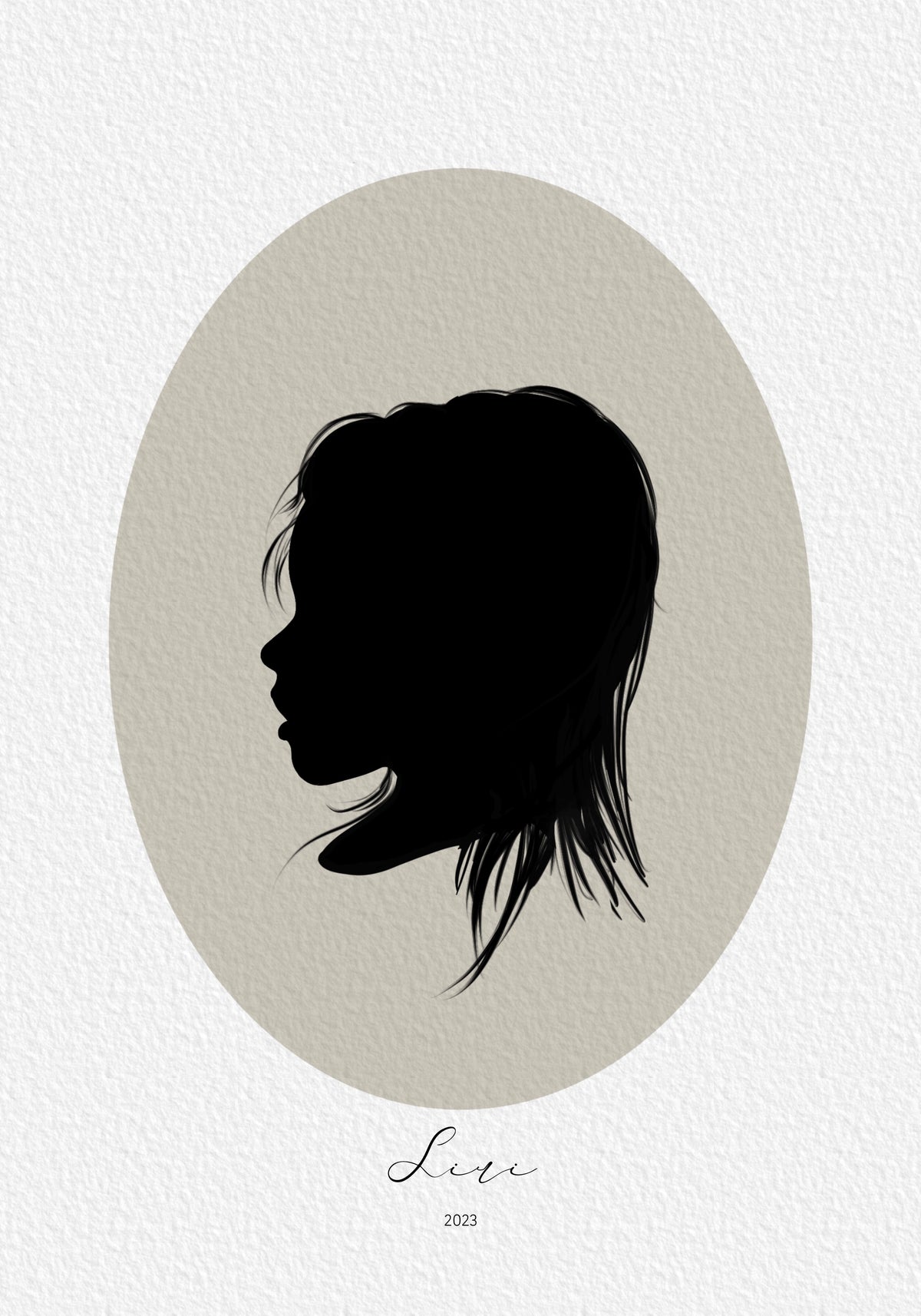 Silhouettenporträt