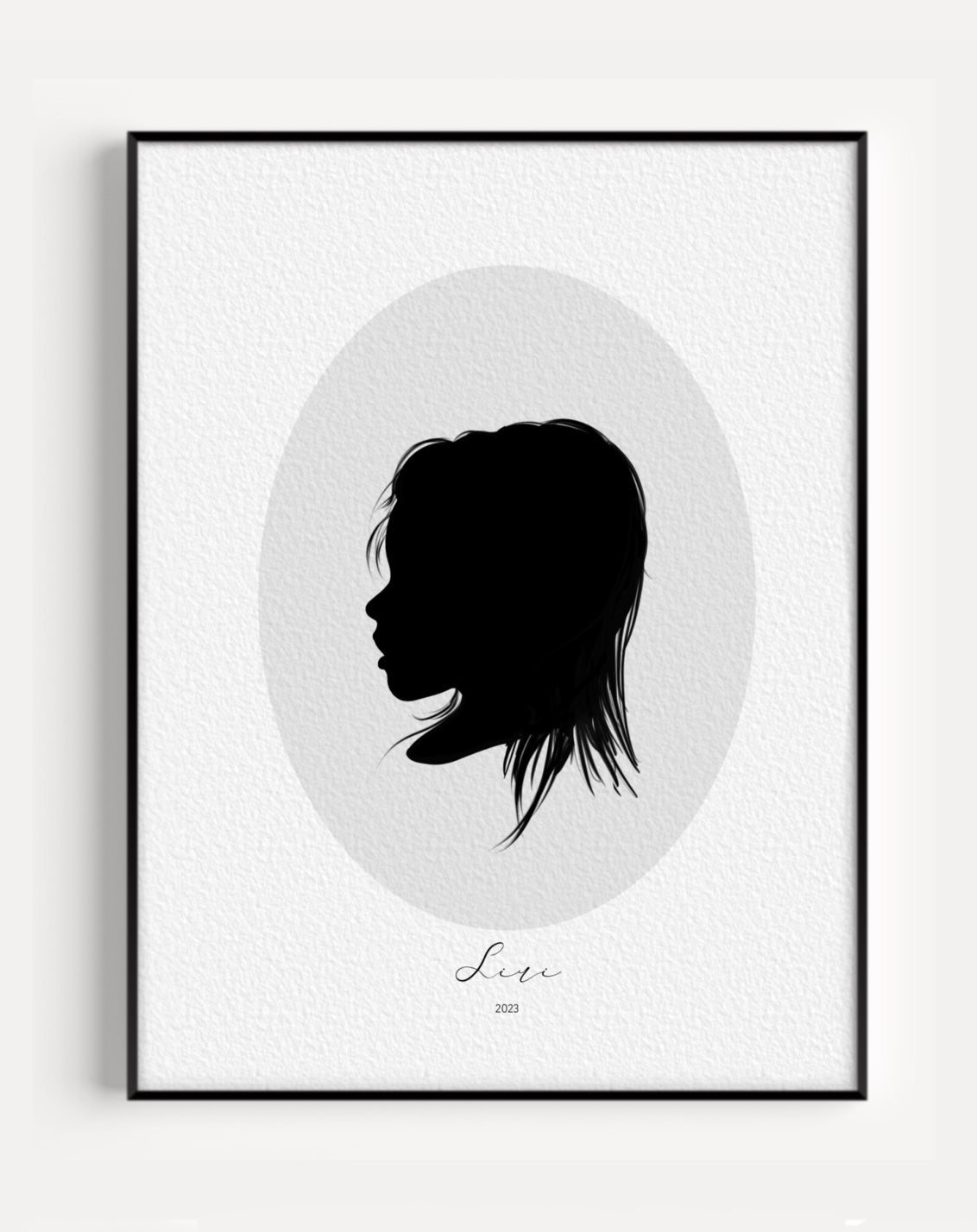 Silhouettenporträt