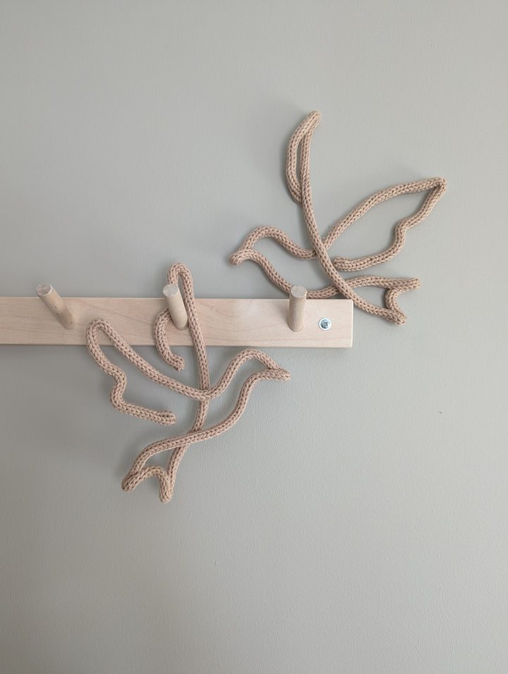 Gestrickte Vögel