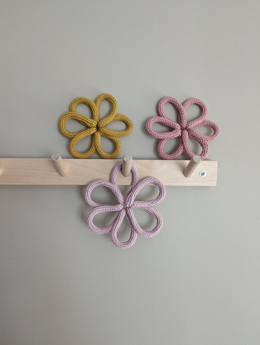 Gestrickte Blumen